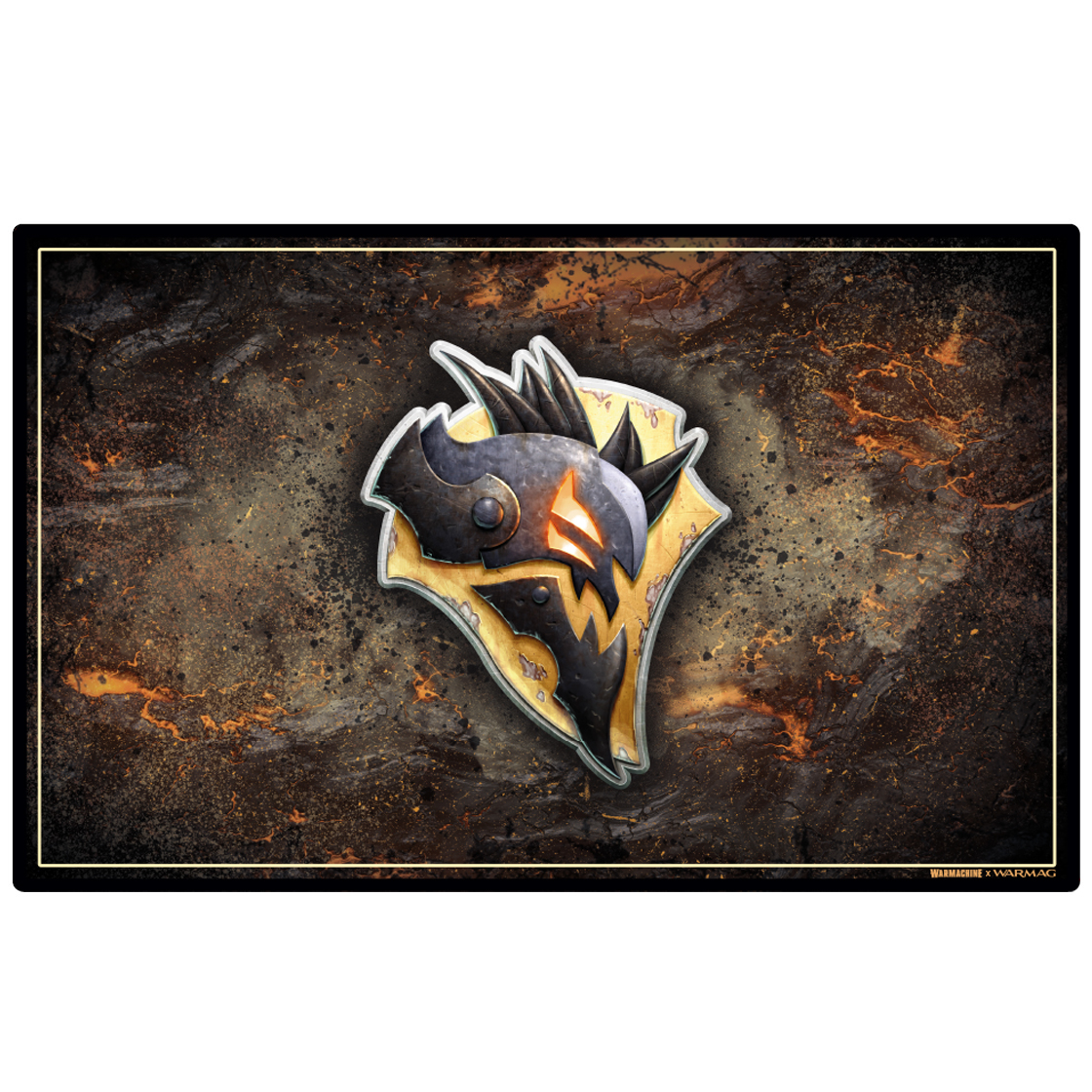 Warmachine®: Khymaera Shadowflame Shard Base Sheet - Image 1