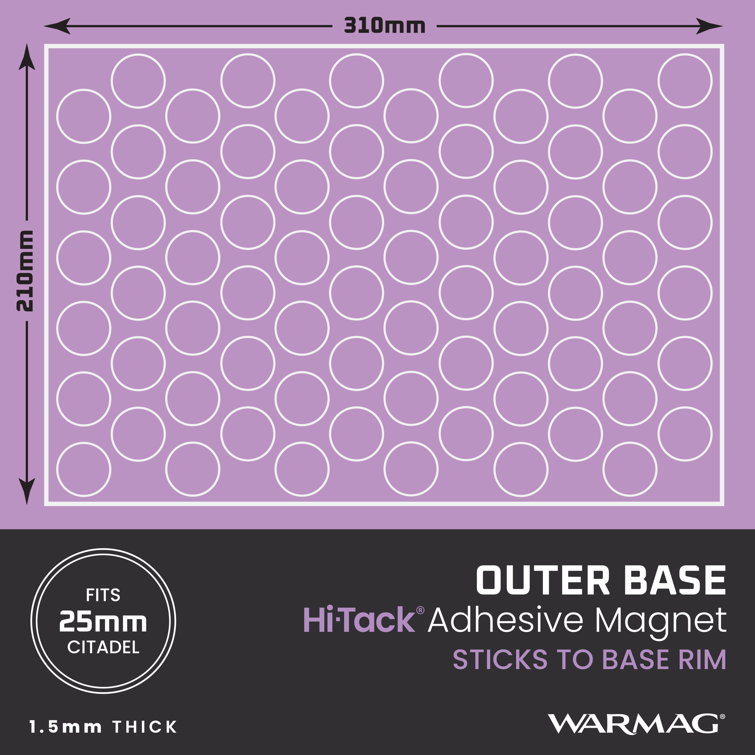 25mm Outer Base Magnet Circles – Bild 2