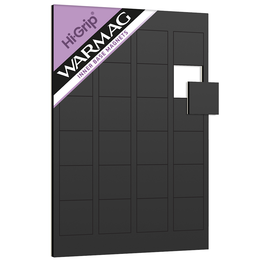 Hi-Grip® Inner Base Magnets to fit inside 25mm square bases - Image 1