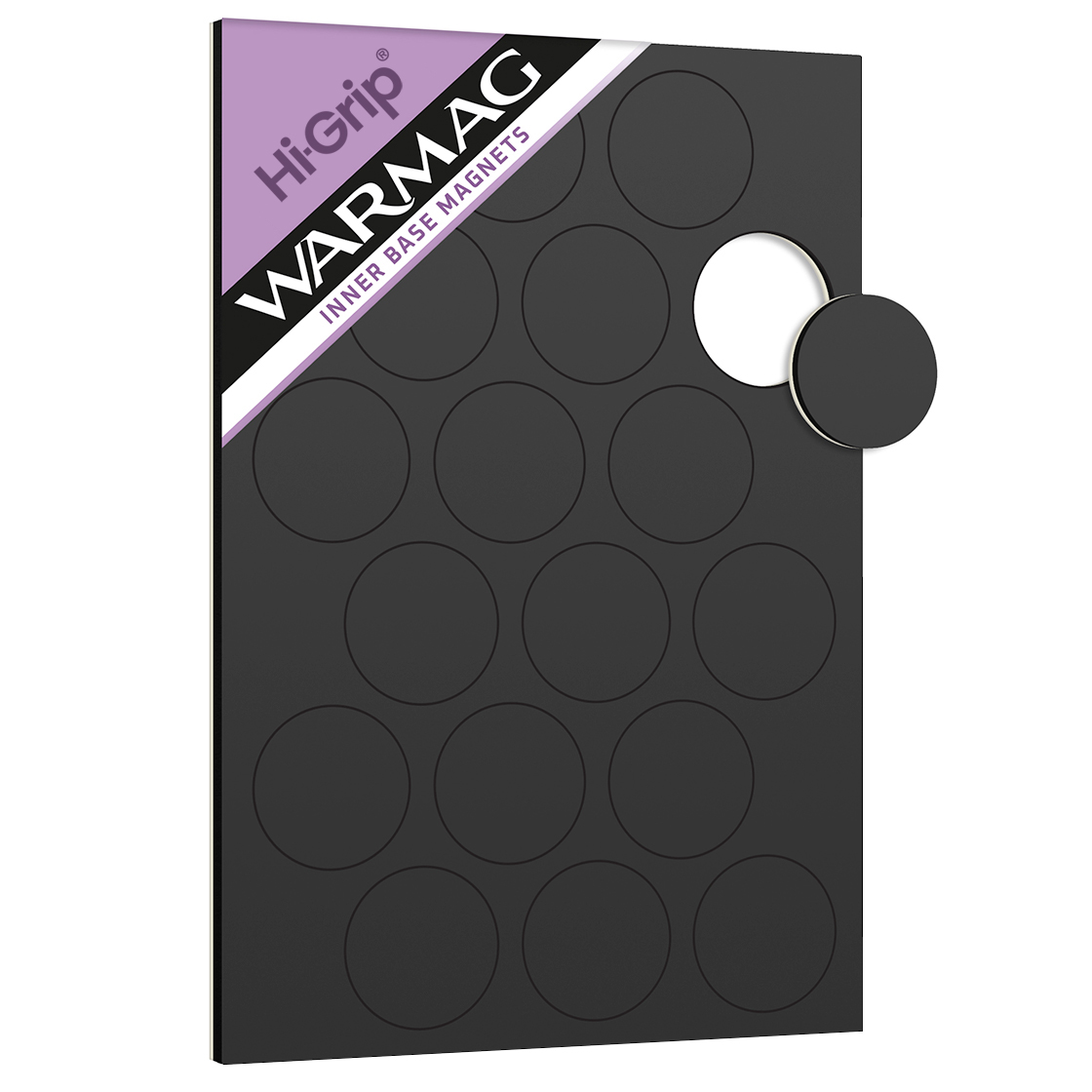 Hi-Grip® Inner Base Magnets to fit inside 28mm bases – Bild 1