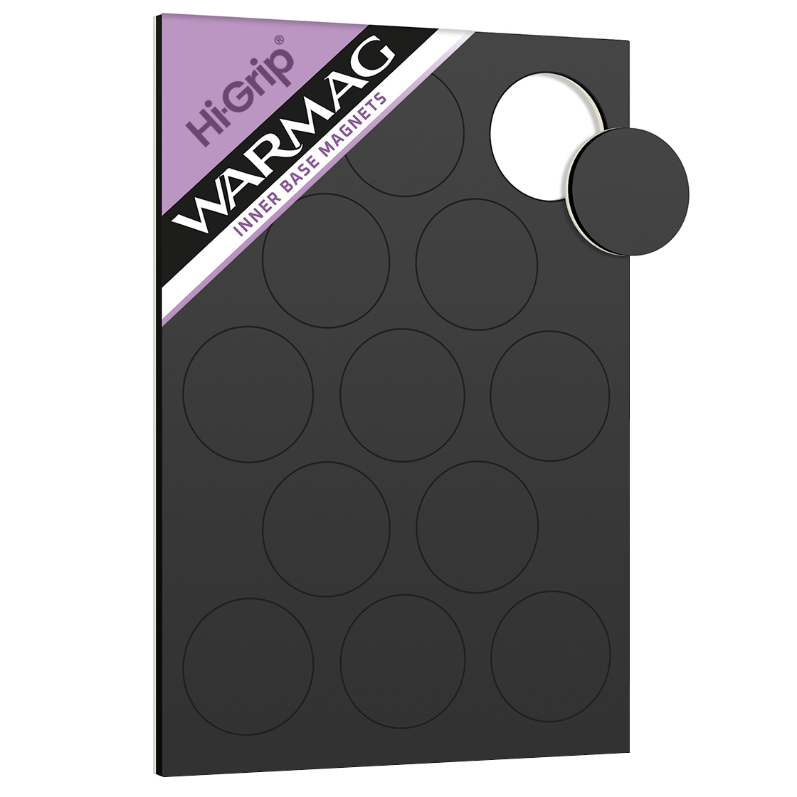 Hi-Grip® Inner Base Magnets to fit inside 32mm bases - Image 1