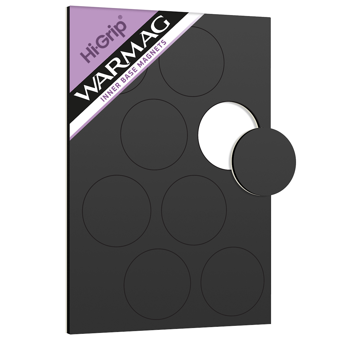 Hi-Grip® Inner Base Magnets to fit inside 40mm bases - Image 1